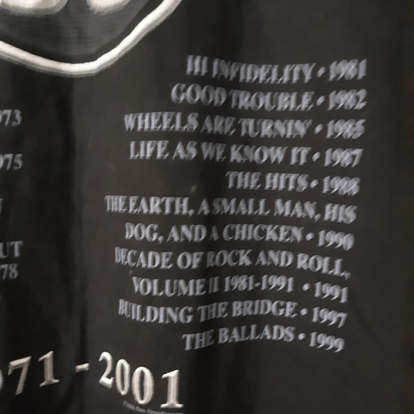 RARE! REO SPEEDWAGON 30 YR ANNIVERSARY CONCERT T SHIRT BLACK XL - Picture 5 of 6